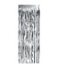 LOFTUS INTERNATIONAL Silver Foil Fringe Door Curtain - 3ft X 8ft