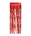 LOFTUS INTERNATIONAL Red Foil Fringe Door Curtain - 3ft X 8ft