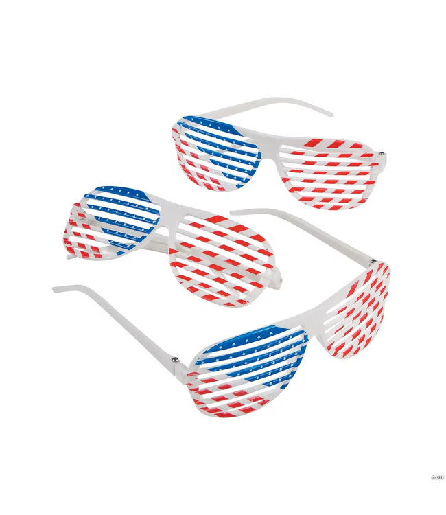 Creative Converting Patriotic Glasses