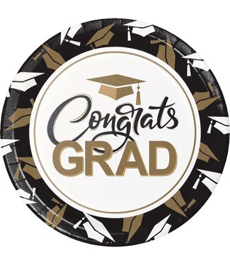 Creative Converting 8CT 9in GRACEFUL GRAD