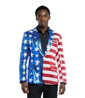 SUITMEISTER SUITMEISTER SEQUINS STARS & STRIPES