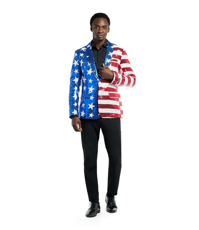 SUITMEISTER SUITMEISTER SEQUINS STARS & STRIPES