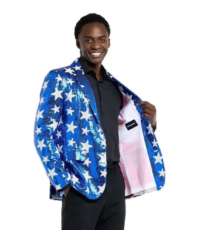 SUITMEISTER SUITMEISTER SEQUINS STARS & STRIPES