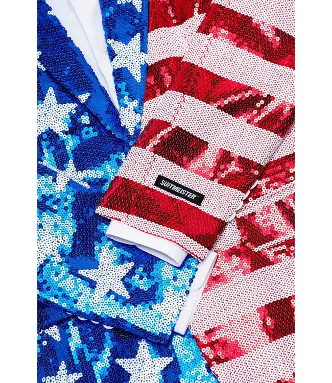 SUITMEISTER SUITMEISTER SEQUINS STARS & STRIPES