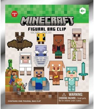 MONOGRAM INTERNATIONAL MINECRAFT 3D BAG CLIP SERIES 4
