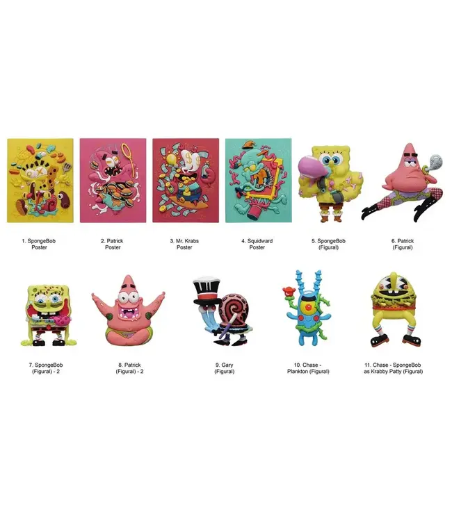 MONOGRAM INTERNATIONAL SpongeBob SquarePants 3D Bag Clip Series 7