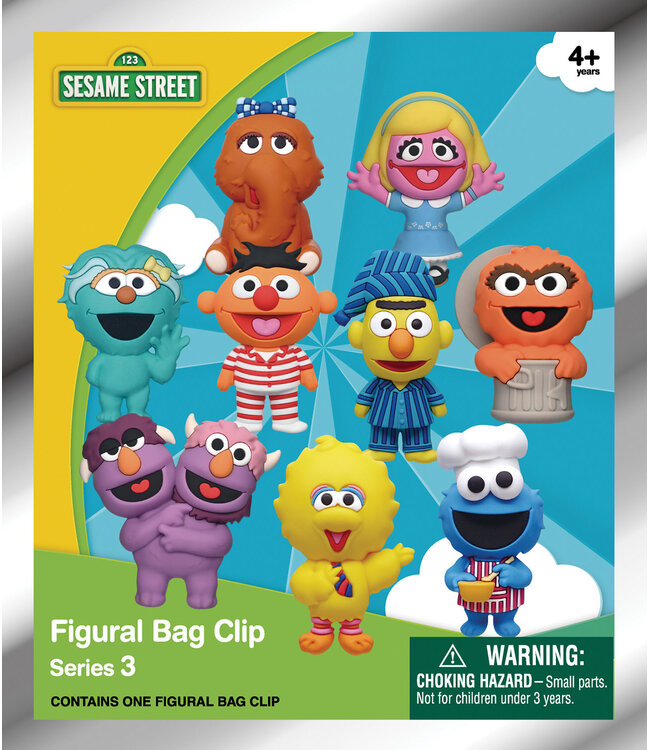 MONOGRAM INTERNATIONAL SESAME STREET 3D BAG CLIP SERIES 3