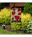 BRIARWOOD LANE LADYBUG GATHERING BURLAP GARDEN FLAG