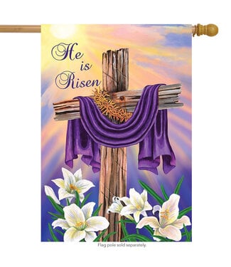 BRIARWOOD LANE EASTER CROSS HOUSE FLAG