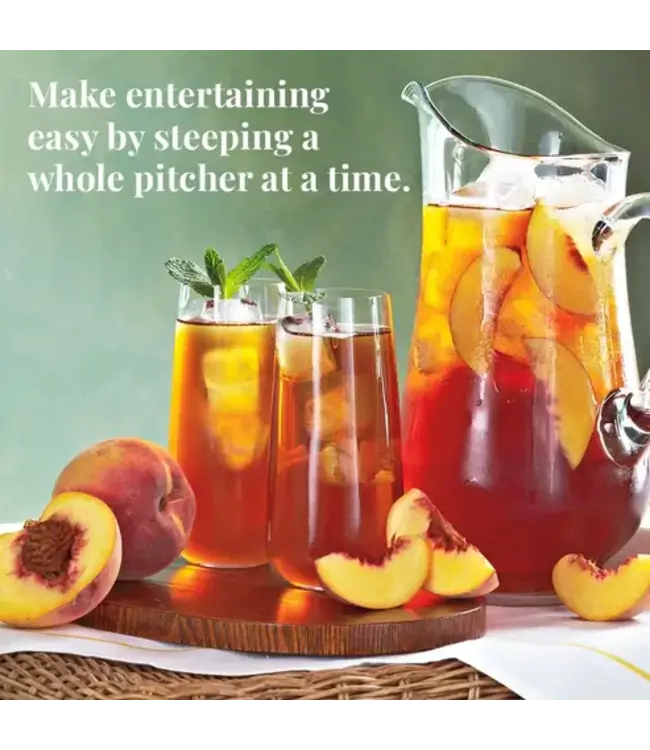 THE REPUBLIC OF TEA Ginger Peach Black Large Iced Tea Pouches