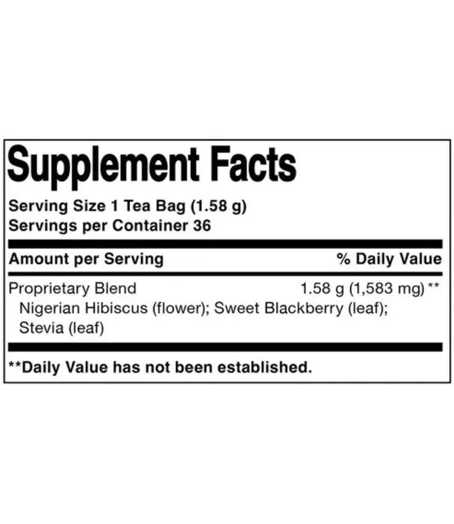 THE REPUBLIC OF TEA Natural Hibiscus Tea Bags