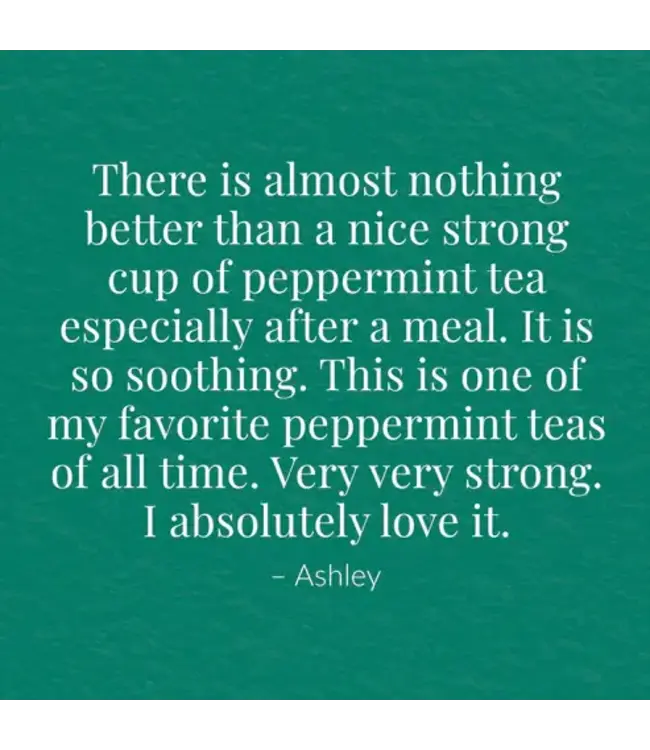 THE REPUBLIC OF TEA Organic American Peppermint SuperHerb® Herbs Of Origin Tea Bags