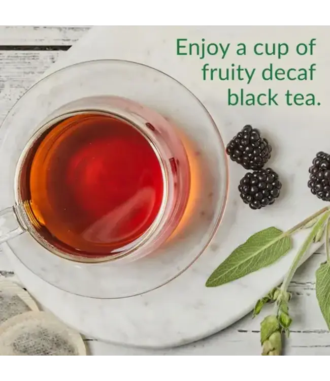 THE REPUBLIC OF TEA Decaf Blackberry Sage Black Tea Bags