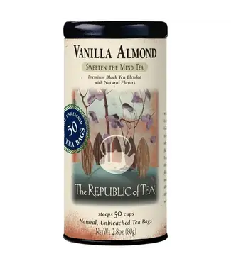 THE REPUBLIC OF TEA Vanilla Almond Black Tea Bags
