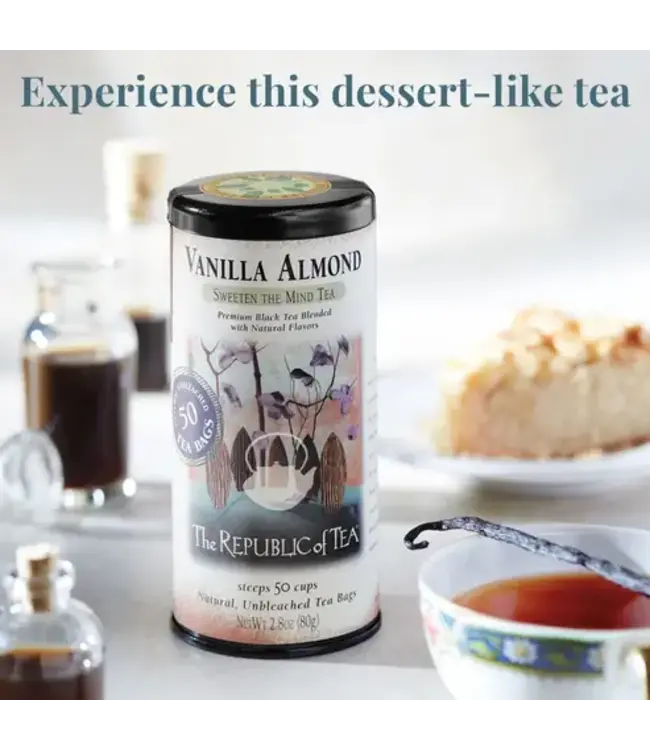 THE REPUBLIC OF TEA Vanilla Almond Black Tea Bags