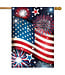 BRIARWOOD LANE Stars and Stripes Patriotic House Flag