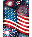 BRIARWOOD LANE Stars and Stripes Patriotic House Flag