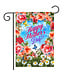 BRIARWOOD LANE Mother's Day Floral Heart Garden Flag