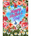 BRIARWOOD LANE Mother's Day Floral Heart Garden Flag