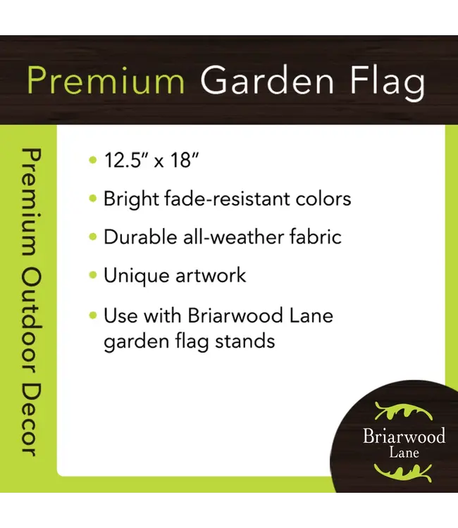 BRIARWOOD LANE Bless This Home Cardinal Garden Flag