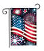 BRIARWOOD LANE Stars and Stripes Patriotic Garden Flag