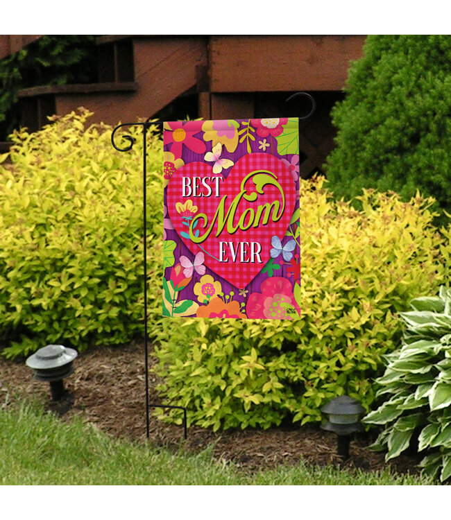 BRIARWOOD LANE Best Mom Ever Mother's Day Garden Flag