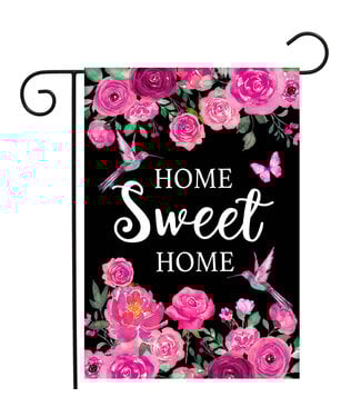 BRIARWOOD LANE Home Sweet Home Hummingbirds Garden Flag