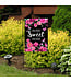 BRIARWOOD LANE Home Sweet Home Hummingbirds Garden Flag