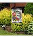 BRIARWOOD LANE Geranium Wreath Summer Garden Flag