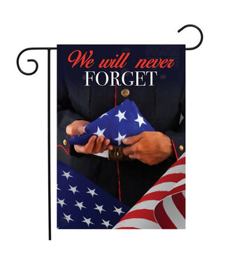 BRIARWOOD LANE We Will Never Forget Garden Flag