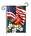 BRIARWOOD LANE American Floral Cardinal Garden Flag