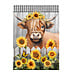 BRIARWOOD LANE Highland Cow Garden Flag