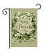 BRIARWOOD LANE Lucky Wreath Garden Flag