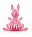 BRIARWOOD LANE Pink Bunny Honeycomb - Large Magnetic Paper Decor - 12 x 9