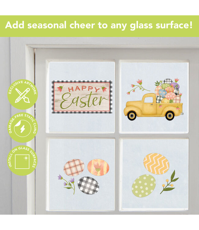 BRIARWOOD LANE Easter Egg pickup Window Clings