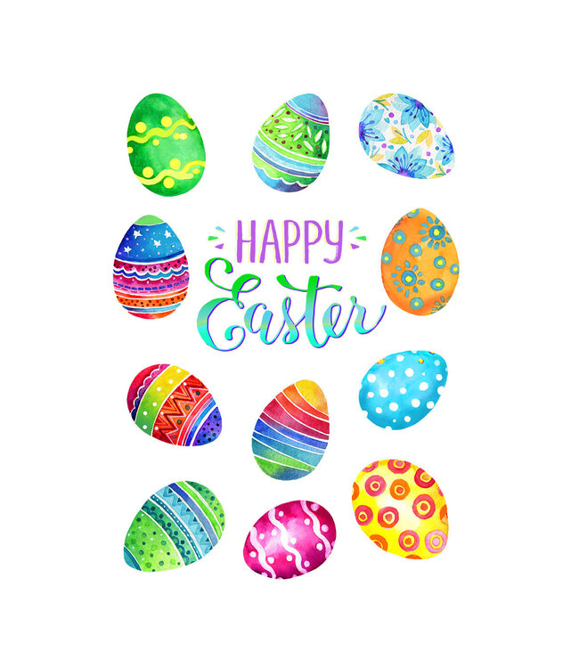 BRIARWOOD LANE Painted Easter Eggs Window Clings