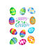 BRIARWOOD LANE Painted Easter Eggs Window Clings