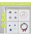 BRIARWOOD LANE American Wreath Window Clings