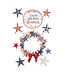 BRIARWOOD LANE American Wreath Window Clings