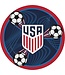 Creative Converting World Cup 2026 U.S. Men’s Soccer Dinner 9 in Plates, 8 count