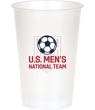 Creative Converting World Cup 2026 U.S. Men's Soccer Plastic  20oz Cups - 8 count