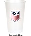 Creative Converting World Cup 2026 U.S. Men's Soccer Plastic  20oz Cups - 8 count