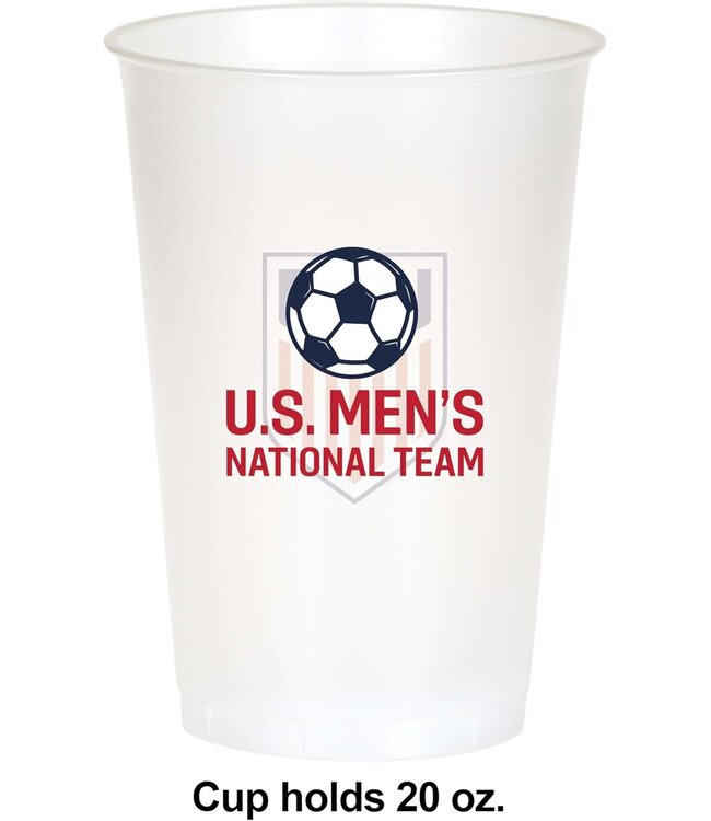 Creative Converting World Cup 2026 U.S. Men's Soccer Plastic  20oz Cups - 8 count