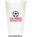 Creative Converting World Cup 2026 U.S. Men's Soccer Plastic  20oz Cups - 8 count