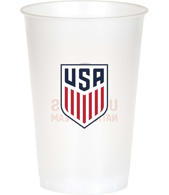 Creative Converting World Cup 2026 U.S. Men's Soccer Plastic  20oz Cups - 8 count