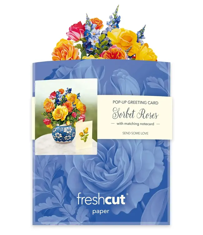 Fresh Cut Paper Mini Sorbet Roses