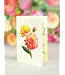 Fresh Cut Paper Mini Dahlia Sunrise Greeting Card