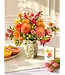 Fresh Cut Paper Dahlia Sunrise Pop Up Flower Bouquet