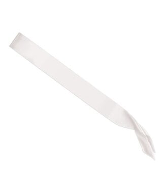 BEISTLE Satin Sash-MYO-White