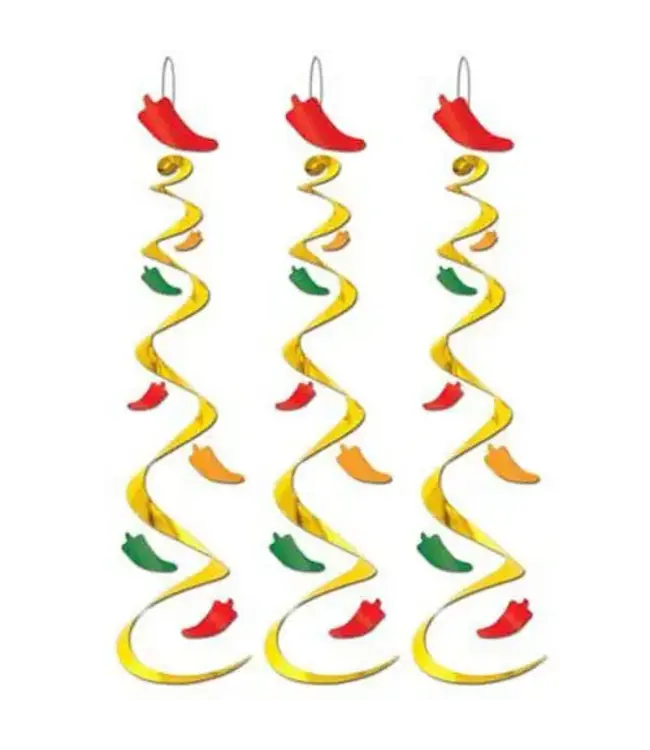 BEISTLE 3CT WHIRLS CHILI PEPPER FIESTA